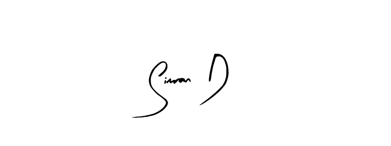 You can use this online signature creator to create a handwritten signature for the name Simran D. This is the best online autograph maker. Simran D signature style 8 images and pictures png