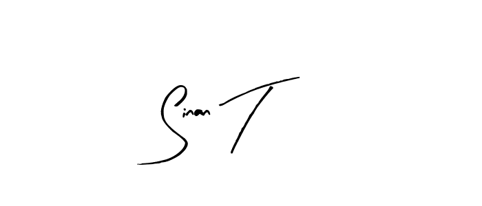 You should practise on your own different ways (Arty Signature) to write your name (Sinan T) in signature. don't let someone else do it for you. Sinan T signature style 8 images and pictures png