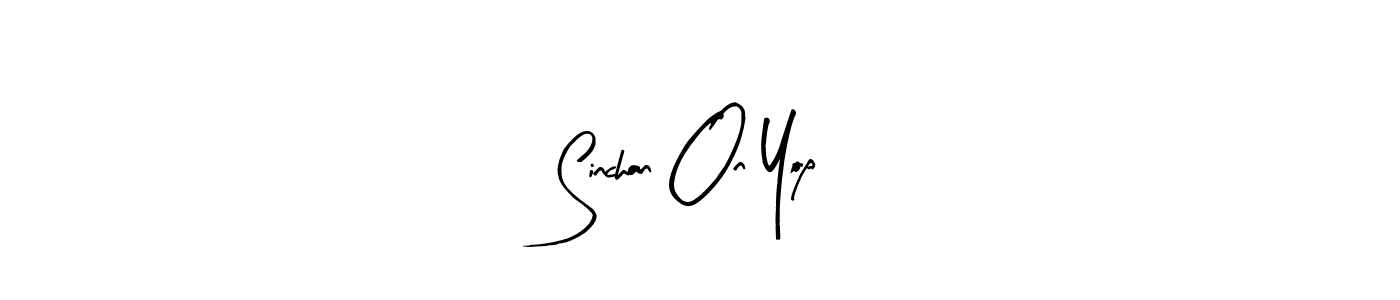 Also You can easily find your signature by using the search form. We will create Sinchan On Yop name handwritten signature images for you free of cost using Arty Signature sign style. Sinchan On Yop signature style 8 images and pictures png