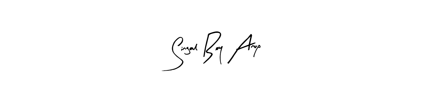 Once you've used our free online signature maker to create your best signature Arty Signature style, it's time to enjoy all of the benefits that Singal Boy Anup name signing documents. Singal Boy Anup signature style 8 images and pictures png