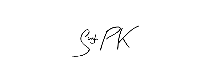 Similarly Arty Signature is the best handwritten signature design. Signature creator online .You can use it as an online autograph creator for name Singh P K. Singh P K signature style 8 images and pictures png