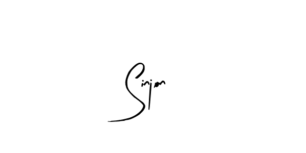 Make a beautiful signature design for name Sinjon. Use this online signature maker to create a handwritten signature for free. Sinjon signature style 8 images and pictures png