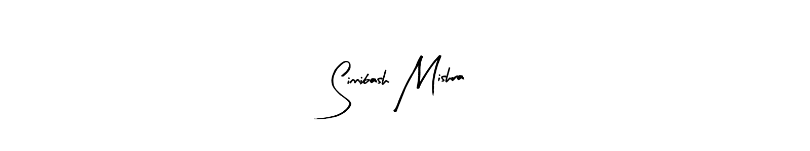 Design your own signature with our free online signature maker. With this signature software, you can create a handwritten (Arty Signature) signature for name Sinnibash Mishra. Sinnibash Mishra signature style 8 images and pictures png