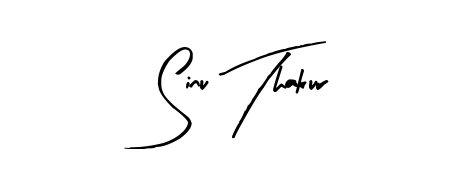 How to make Sinu Thakur signature? Arty Signature is a professional autograph style. Create handwritten signature for Sinu Thakur name. Sinu Thakur signature style 8 images and pictures png