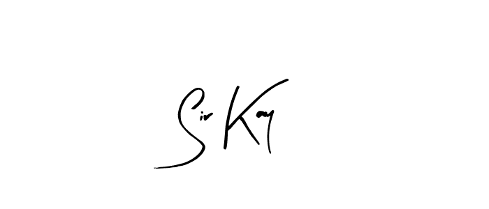 How to make Sir Kay name signature. Use Arty Signature style for creating short signs online. This is the latest handwritten sign. Sir Kay signature style 8 images and pictures png