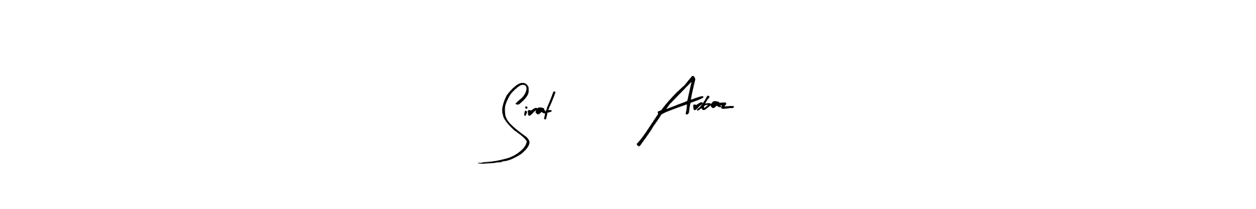 The best way (Arty Signature) to make a short signature is to pick only two or three words in your name. The name Sirat ❤️ Arbaz include a total of six letters. For converting this name. Sirat ❤️ Arbaz signature style 8 images and pictures png
