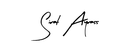 How to make Sirat Ayrass name signature. Use Arty Signature style for creating short signs online. This is the latest handwritten sign. Sirat Ayrass signature style 8 images and pictures png
