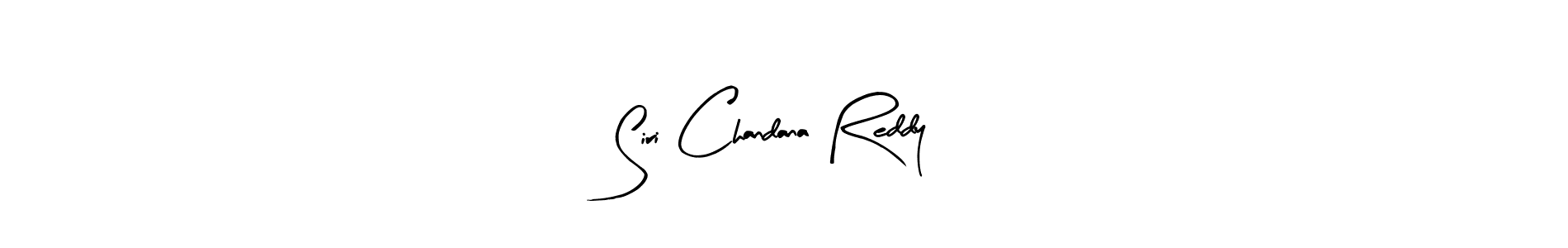 Make a beautiful signature design for name Siri Chandana Reddy. With this signature (Arty Signature) style, you can create a handwritten signature for free. Siri Chandana Reddy signature style 8 images and pictures png