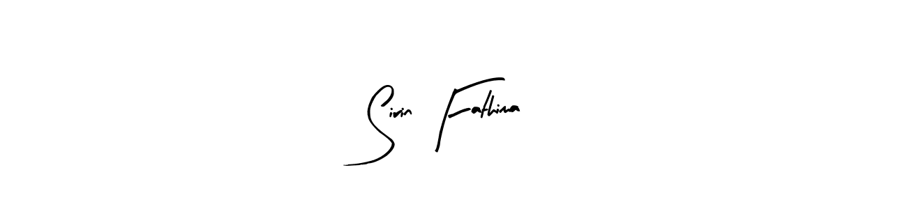 Also You can easily find your signature by using the search form. We will create Sirin Fathima name handwritten signature images for you free of cost using Arty Signature sign style. Sirin Fathima signature style 8 images and pictures png