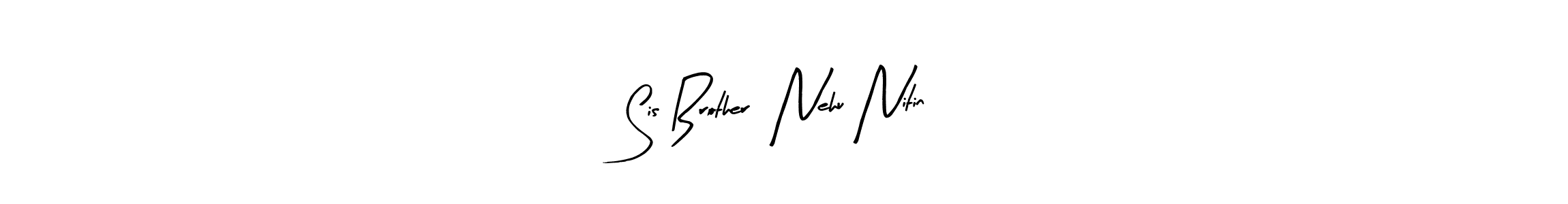 Check out images of Autograph of Sis Brother  Nehu Nitin name. Actor Sis Brother  Nehu Nitin Signature Style. Arty Signature is a professional sign style online. Sis Brother  Nehu Nitin signature style 8 images and pictures png