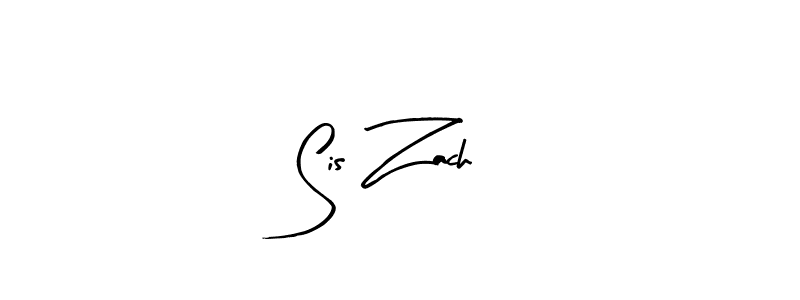 You should practise on your own different ways (Arty Signature) to write your name (Sis Zach) in signature. don't let someone else do it for you. Sis Zach signature style 8 images and pictures png