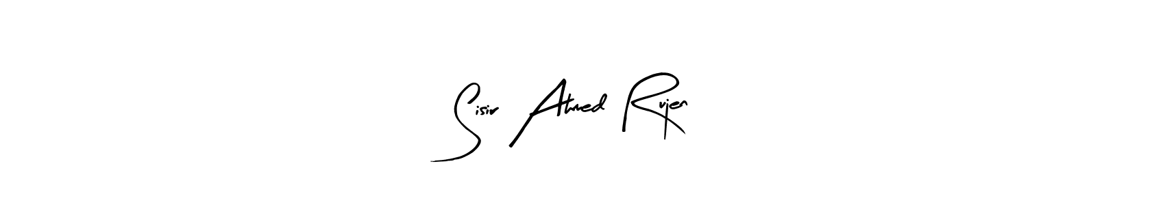 You should practise on your own different ways (Arty Signature) to write your name (Sisir Ahmed Rujen) in signature. don't let someone else do it for you. Sisir Ahmed Rujen signature style 8 images and pictures png