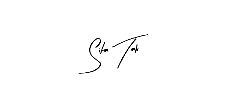 Make a beautiful signature design for name Sita Tak. With this signature (Arty Signature) style, you can create a handwritten signature for free. Sita Tak signature style 8 images and pictures png