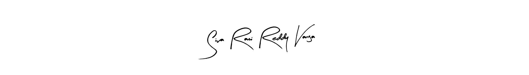Use a signature maker to create a handwritten signature online. With this signature software, you can design (Arty Signature) your own signature for name Siva Rami Reddy Vanga. Siva Rami Reddy Vanga signature style 8 images and pictures png