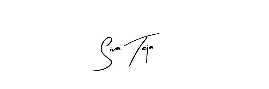 How to make Siva Teja signature? Arty Signature is a professional autograph style. Create handwritten signature for Siva Teja name. Siva Teja signature style 8 images and pictures png