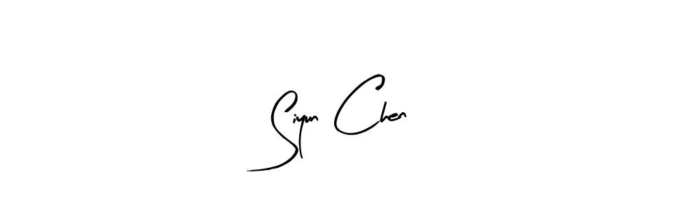 Design your own signature with our free online signature maker. With this signature software, you can create a handwritten (Arty Signature) signature for name Siyun Chen. Siyun Chen signature style 8 images and pictures png