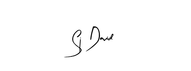Sj David stylish signature style. Best Handwritten Sign (Arty Signature) for my name. Handwritten Signature Collection Ideas for my name Sj David. Sj David signature style 8 images and pictures png