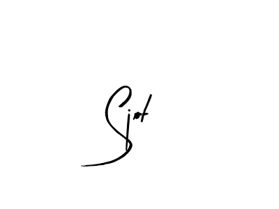 Create a beautiful signature design for name Sjot. With this signature (Arty Signature) fonts, you can make a handwritten signature for free. Sjot signature style 8 images and pictures png