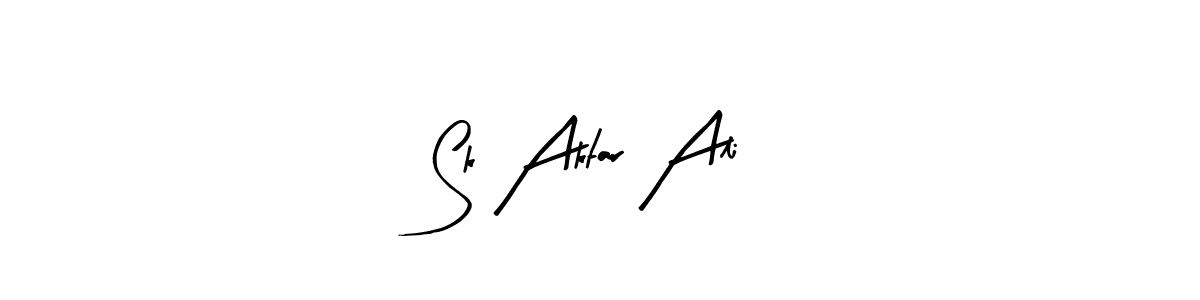 This is the best signature style for the Sk Aktar Ali name. Also you like these signature font (Arty Signature). Mix name signature. Sk Aktar Ali signature style 8 images and pictures png