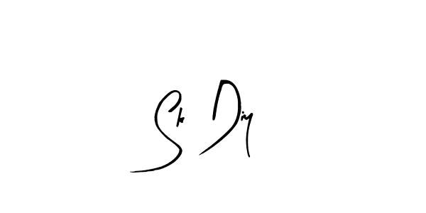 Arty Signature is a professional signature style that is perfect for those who want to add a touch of class to their signature. It is also a great choice for those who want to make their signature more unique. Get Sk Diy name to fancy signature for free. Sk Diy signature style 8 images and pictures png