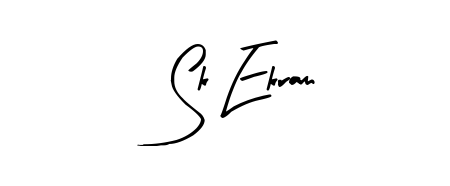 Explore multiple handwriting variations for Sk Ekram including this stunning Arty Signature design. Free to use across all platforms. Sk Ekram signature style 8 images and pictures png