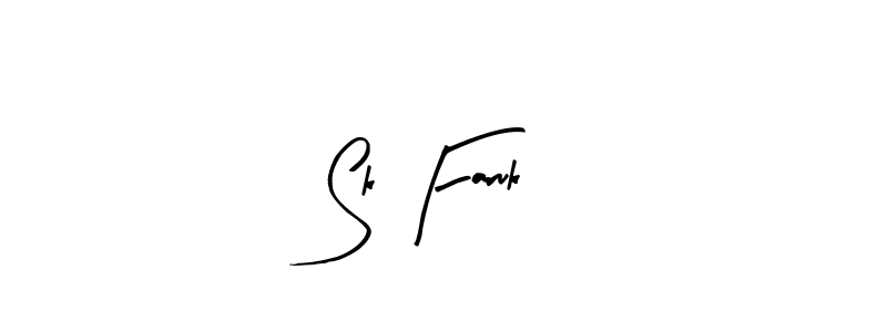 How to Draw Sk Faruk signature style? Arty Signature is a latest design signature styles for name Sk Faruk. Sk Faruk signature style 8 images and pictures png