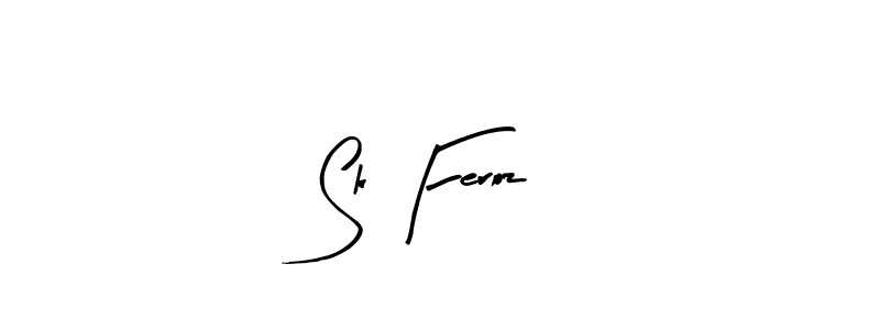 Also we have Sk Feroz name is the best signature style. Create professional handwritten signature collection using Arty Signature autograph style. Sk Feroz signature style 8 images and pictures png