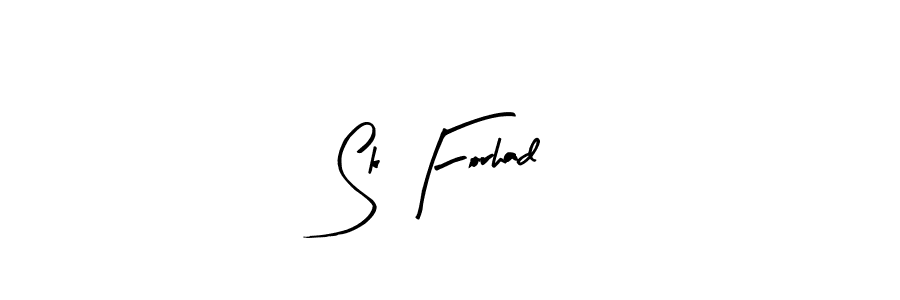 Similarly Arty Signature is the best handwritten signature design. Signature creator online .You can use it as an online autograph creator for name Sk Forhad. Sk Forhad signature style 8 images and pictures png