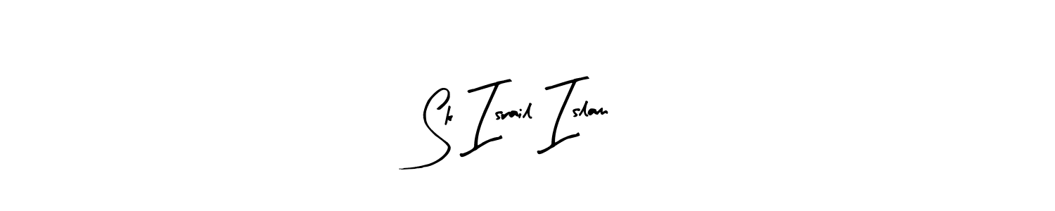 Create a beautiful signature design for name Sk Israil Islam. With this signature (Arty Signature) fonts, you can make a handwritten signature for free. Sk Israil Islam signature style 8 images and pictures png