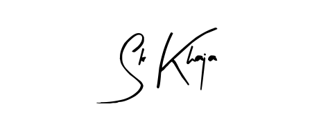 The best way (Arty Signature) to make a short signature is to pick only two or three words in your name. For converting this name Sk Khaja. Sk Khaja signature style 8 images and pictures png