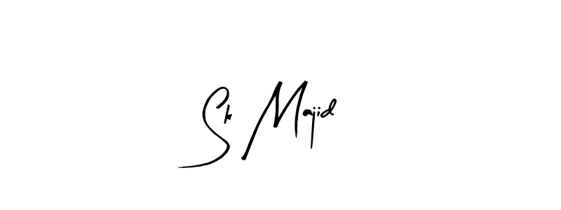 Create a beautiful signature design for name Sk Majid. With this signature (Arty Signature) fonts, you can make a handwritten signature for free. Sk Majid signature style 8 images and pictures png