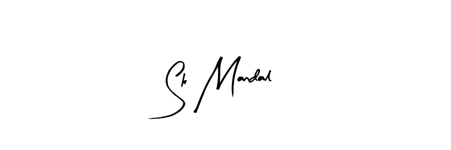 Create a beautiful signature design for name Sk Mandal. With this signature (Arty Signature) fonts, you can make a handwritten signature for free. Sk Mandal signature style 8 images and pictures png