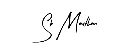 Designed for modern professionals: Sk Masthan name signature crafted with Arty Signature script. Ready for digital PDF workflows. Sk Masthan signature style 8 images and pictures png