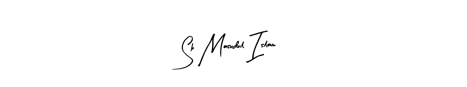 Arty Signature is a professional signature style that is perfect for those who want to add a touch of class to their signature. It is also a great choice for those who want to make their signature more unique. Get Sk Masudul Islam name to fancy signature for free. Sk Masudul Islam signature style 8 images and pictures png