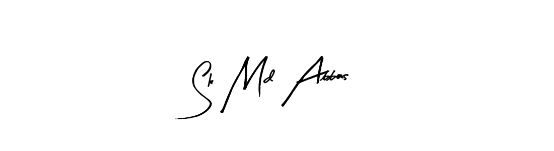 Arty Signature is a professional signature style that is perfect for those who want to add a touch of class to their signature. It is also a great choice for those who want to make their signature more unique. Get Sk Md Abbas name to fancy signature for free. Sk Md Abbas signature style 8 images and pictures png
