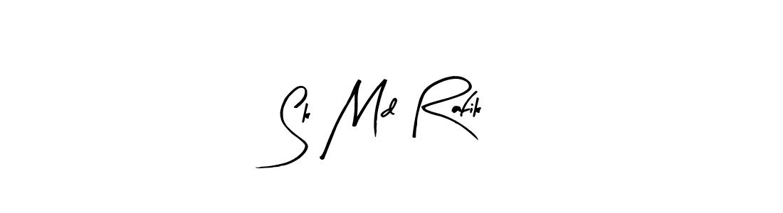 Use a signature maker to create a handwritten signature online. With this signature software, you can design (Arty Signature) your own signature for name Sk Md Rafik. Sk Md Rafik signature style 8 images and pictures png