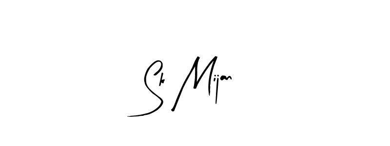 if you are searching for the best signature style for your name Sk Mijan. so please give up your signature search. here we have designed multiple signature styles  using Arty Signature. Sk Mijan signature style 8 images and pictures png