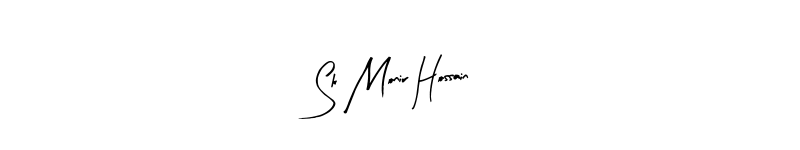 if you are searching for the best signature style for your name Sk Monir Hossain. so please give up your signature search. here we have designed multiple signature styles  using Arty Signature. Sk Monir Hossain signature style 8 images and pictures png