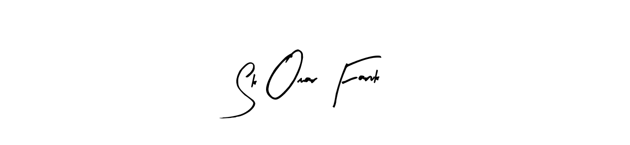 You should practise on your own different ways (Arty Signature) to write your name (Sk Omar Faruk) in signature. don't let someone else do it for you. Sk Omar Faruk signature style 8 images and pictures png