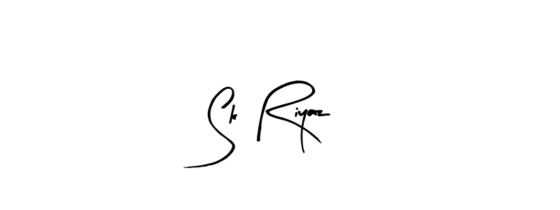 The best way (Arty Signature) to make a short signature is to pick only two or three words in your name. The name Sk Riyaz include a total of six letters. For converting this name. Sk Riyaz signature style 8 images and pictures png