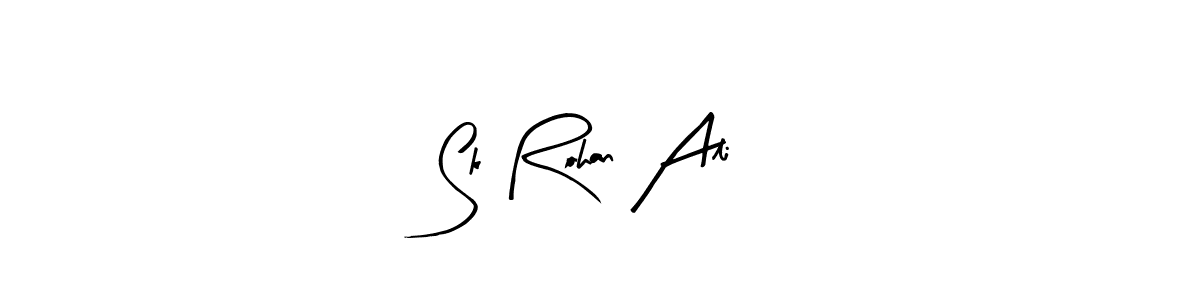 You can use this online signature creator to create a handwritten signature for the name Sk Rohan Ali. This is the best online autograph maker. Sk Rohan Ali signature style 8 images and pictures png