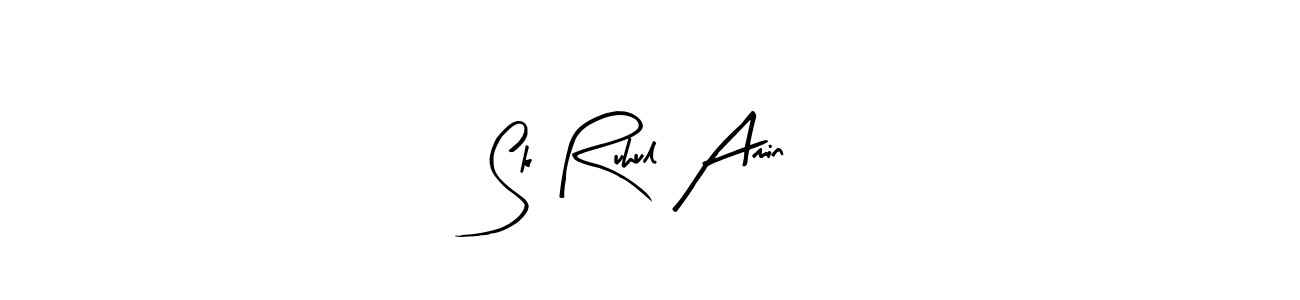 Also You can easily find your signature by using the search form. We will create Sk Ruhul Amin name handwritten signature images for you free of cost using Arty Signature sign style. Sk Ruhul Amin signature style 8 images and pictures png