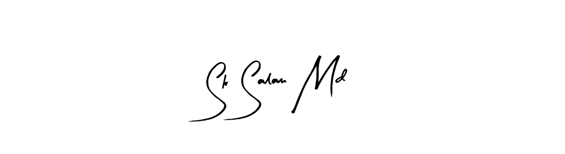 How to Draw Sk Salam Md signature style? Arty Signature is a latest design signature styles for name Sk Salam Md. Sk Salam Md signature style 8 images and pictures png