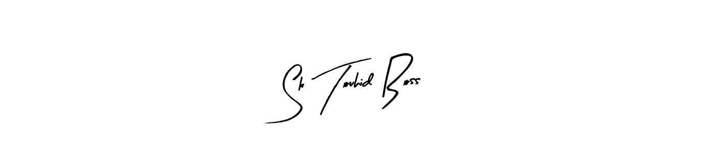 Also we have Sk Touhid Boss name is the best signature style. Create professional handwritten signature collection using Arty Signature autograph style. Sk Touhid Boss signature style 8 images and pictures png