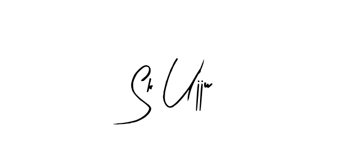 It looks lik you need a new signature style for name Sk Ujjw. Design unique handwritten (Arty Signature) signature with our free signature maker in just a few clicks. Sk Ujjw signature style 8 images and pictures png