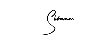 Generate high-definition signature styles for Skbarman. The Arty Signature typeface ensures crisp legibility and sophisticated design. Skbarman signature style 8 images and pictures png