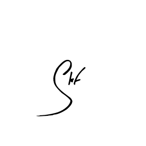 Create a beautiful signature design for name Skf. With this signature (Arty Signature) fonts, you can make a handwritten signature for free. Skf signature style 8 images and pictures png