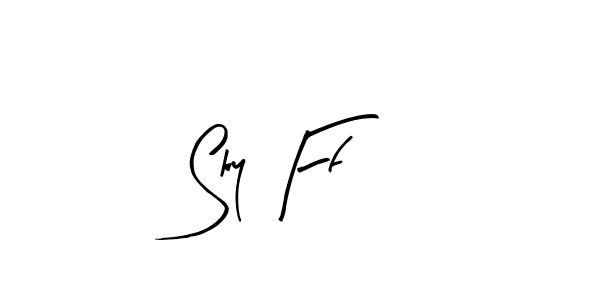 Also You can easily find your signature by using the search form. We will create Sky Ff name handwritten signature images for you free of cost using Arty Signature sign style. Sky Ff signature style 8 images and pictures png