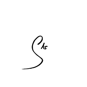 Make a beautiful signature design for name Sls. With this signature (Arty Signature) style, you can create a handwritten signature for free. Sls signature style 8 images and pictures png