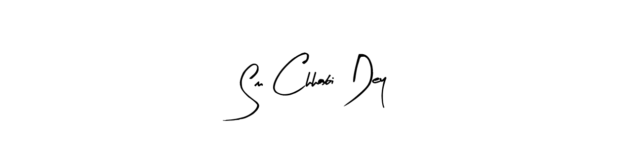 Make a beautiful signature design for name Sm Chhabi Dey. With this signature (Arty Signature) style, you can create a handwritten signature for free. Sm Chhabi Dey signature style 8 images and pictures png